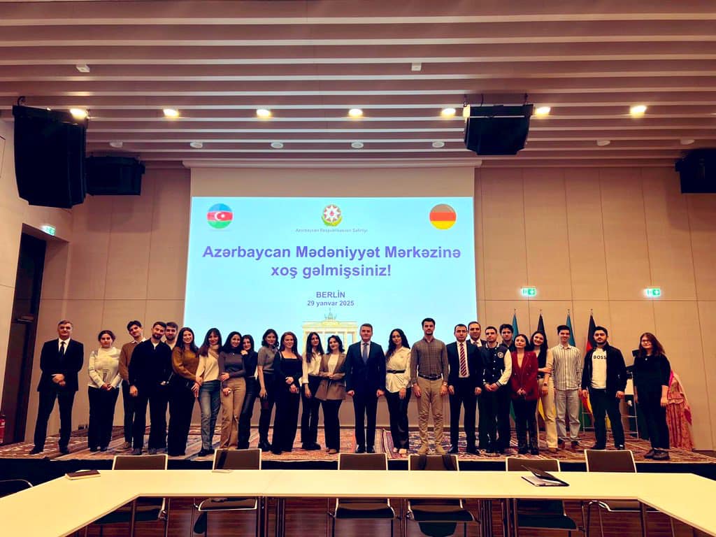 A meeting with Azerbaijani students was held in Germany Xeber basligi